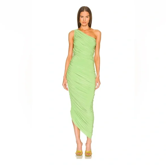 norma kamali green dress Norma Kamali Women's Diana Dress - Green - Size XS